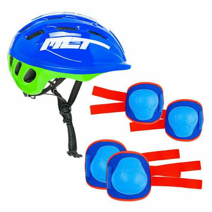 Moltó Set Van Helm En Kniebeschermers Moltó Blauw 2-10 Jaar